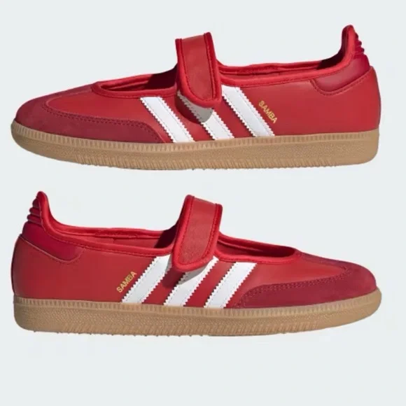 New adidas Samba Jane Scarlet Red - Picture 5 of 12